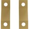 Ekena Millwork Premium Z-Brackets for Barn Door Track (set of 2), Jacob's Gold GB6001TZJG - alternate 1